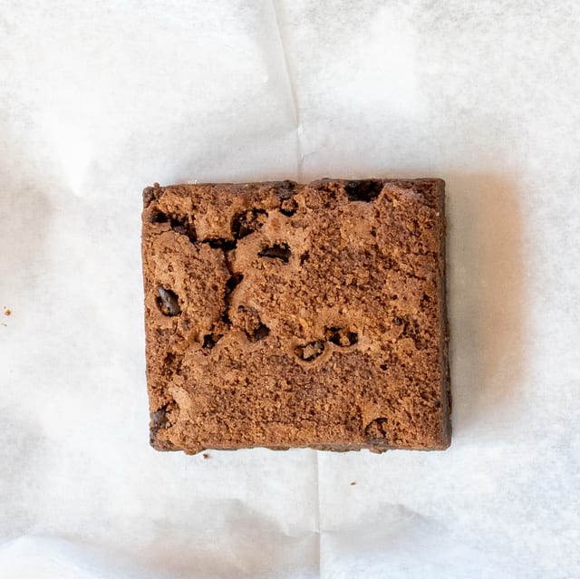 Chocolate Chip Brownie.